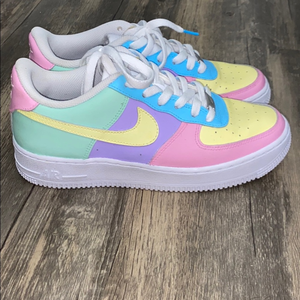 Pastel Colorblocking Air Force Customs - Picture 4 of 5